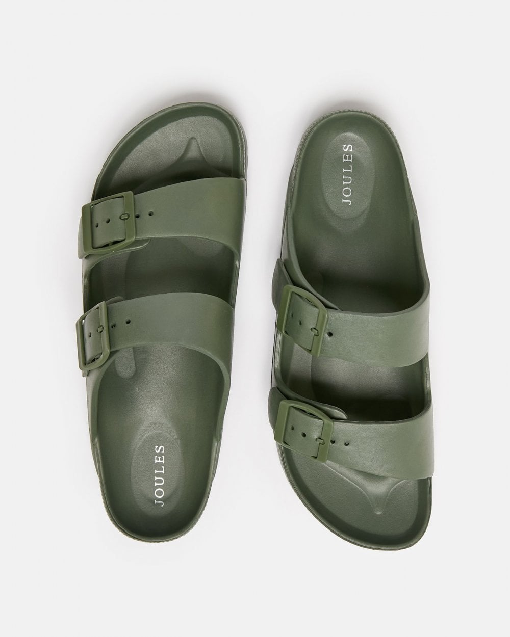 Joules Sunseeker Womens EVA Sliders - Khaki Green