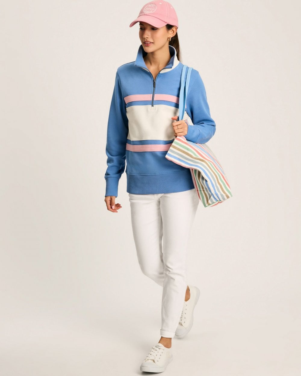 Joules Tadley Womens Half Zip Sweatshirt 224322