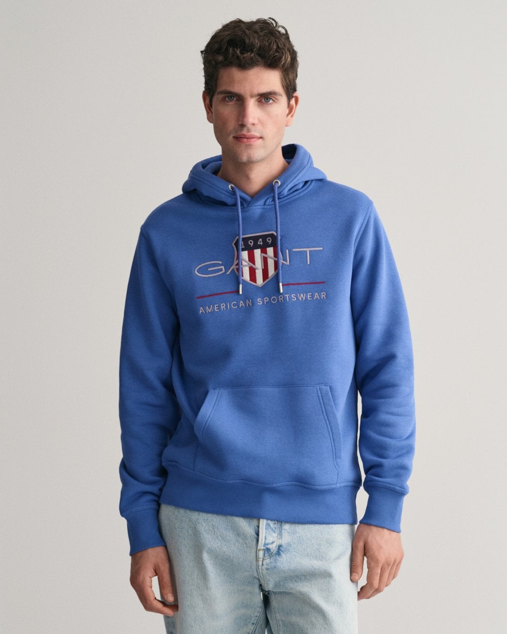 GANT Mens Regular FIt Archive Shield Pullover Hoodie