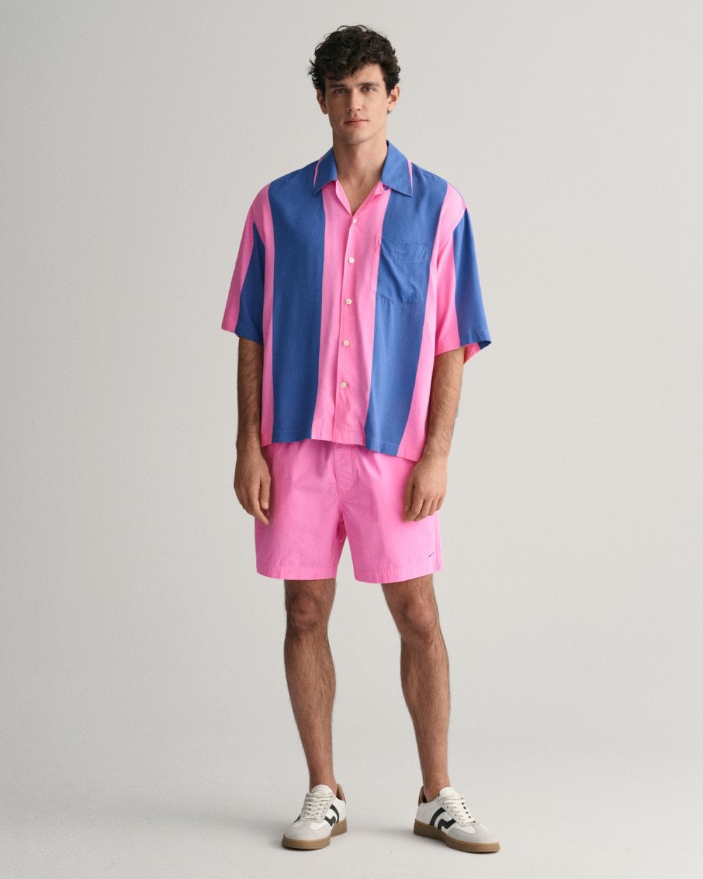 GANT Mens Drawcord Cotton Shorts - 649 Clear Pink