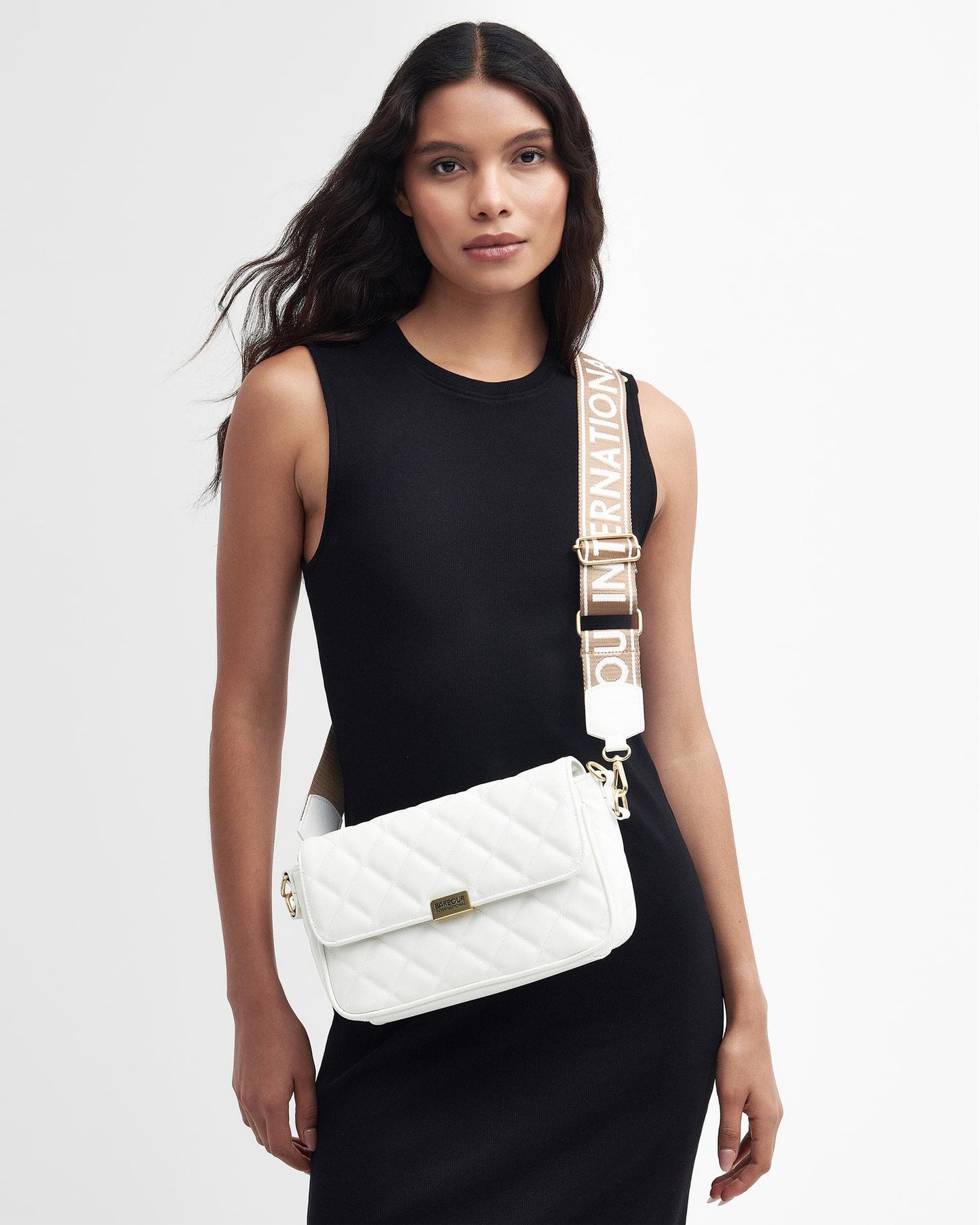Barbour International Quilted Soho Womens Crossbody Bag