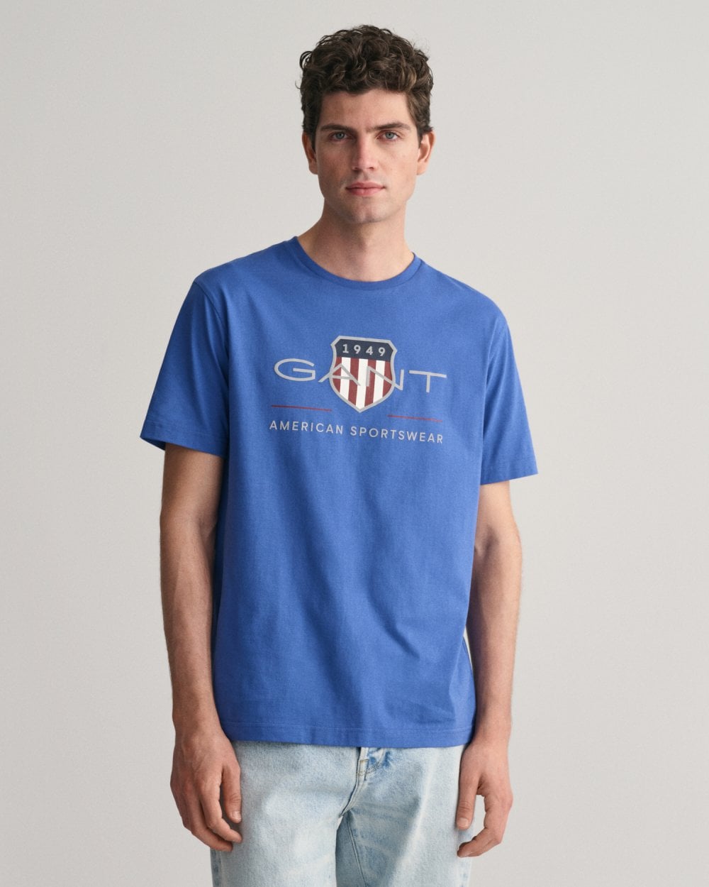 GANT Mens Regular Fit Short Sleeve Archive Shield T-Shirt