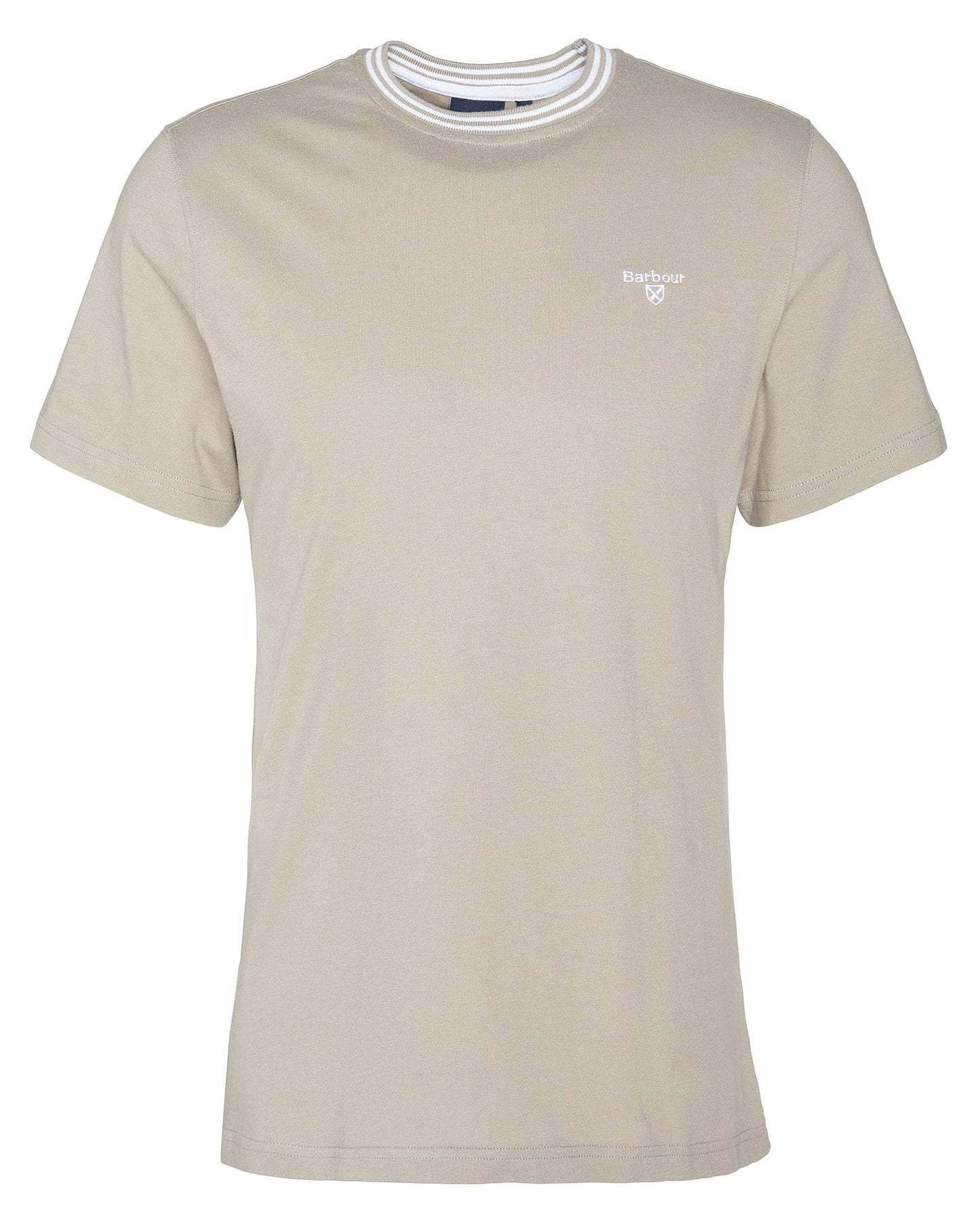Barbour Austwick Mens T-Shirt - Concrete