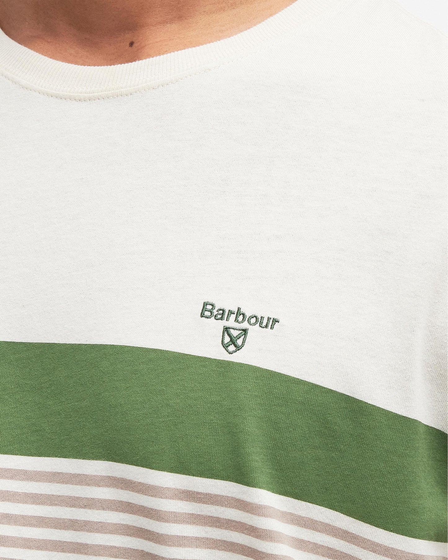 Barbour Braeside Mens Tee - Rainy Day