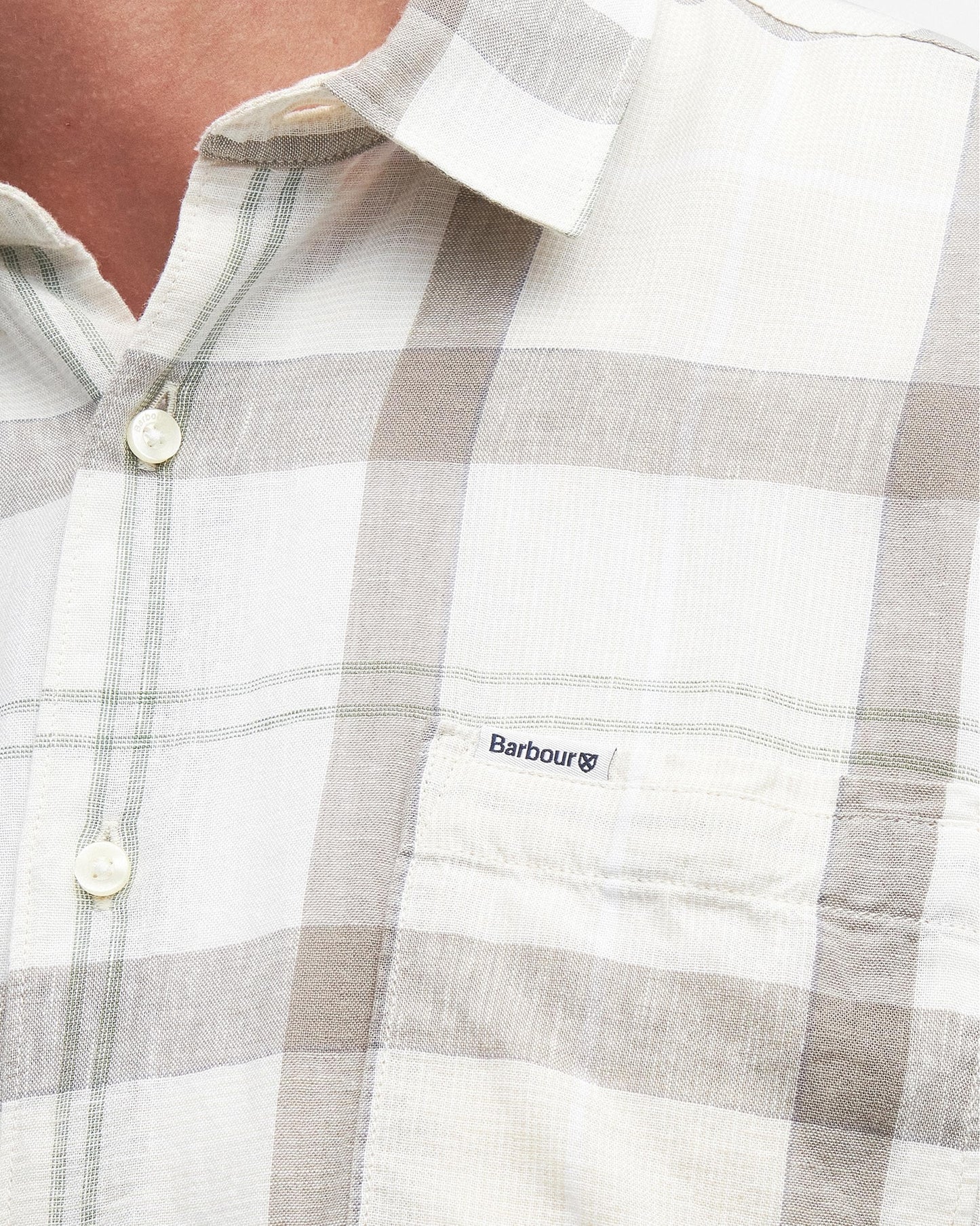 Barbour Croft Mens Summer Shirt - Saltmarsh Tartan