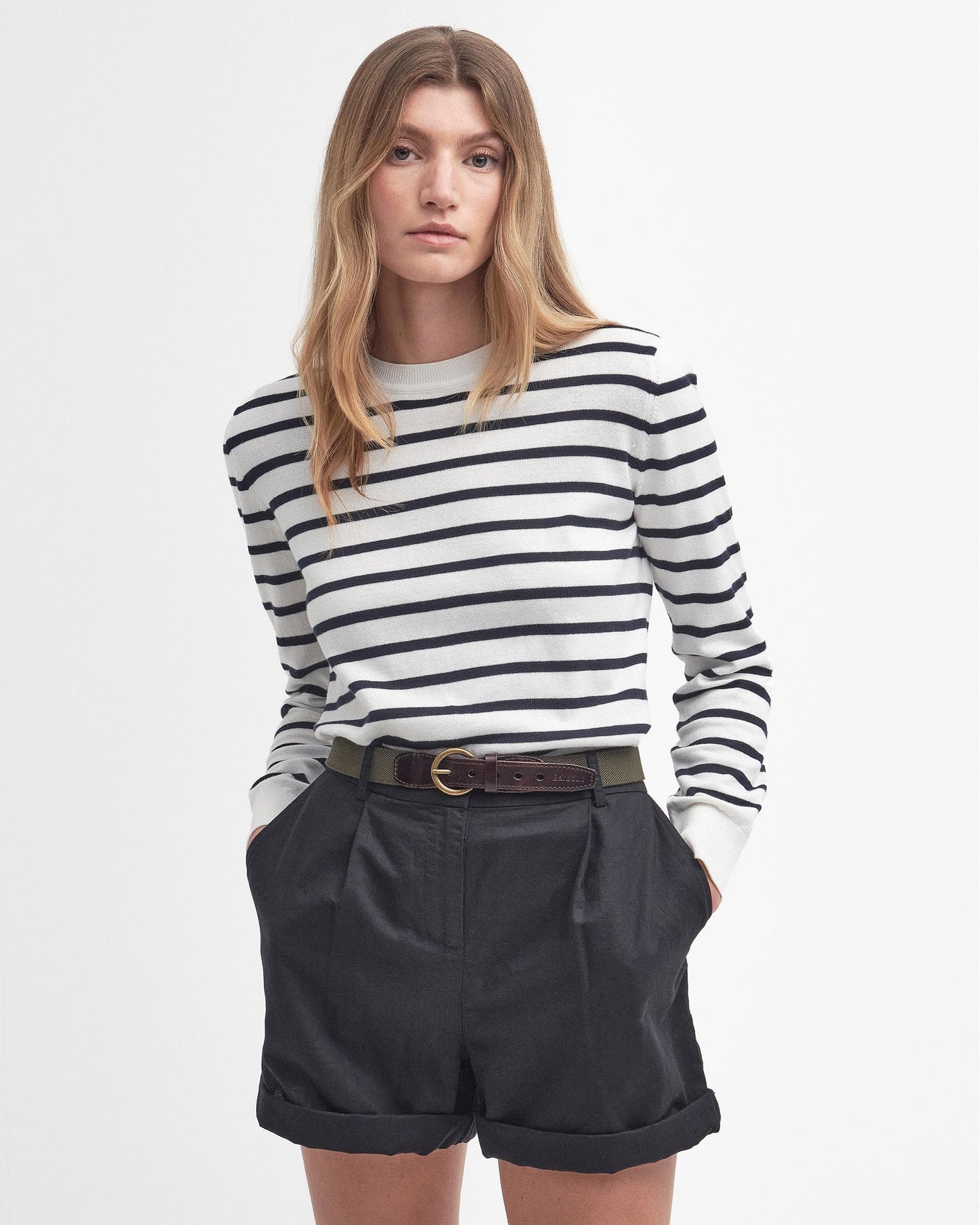 Barbour Ellewood Womens Stripe Knitted Jumper
