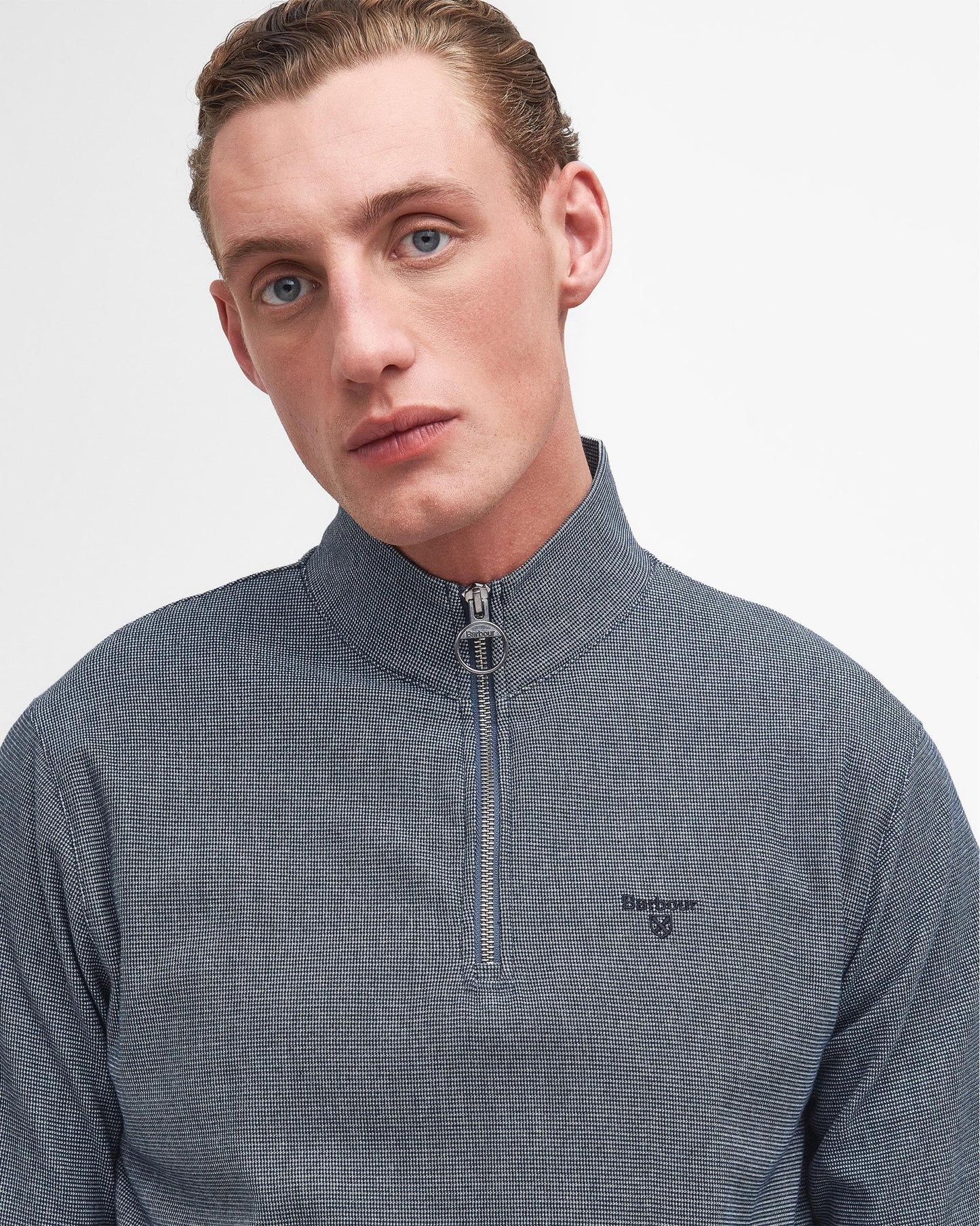 Barbour Barbour Houndwood Mens Tailored Half Zip Sweatshirt