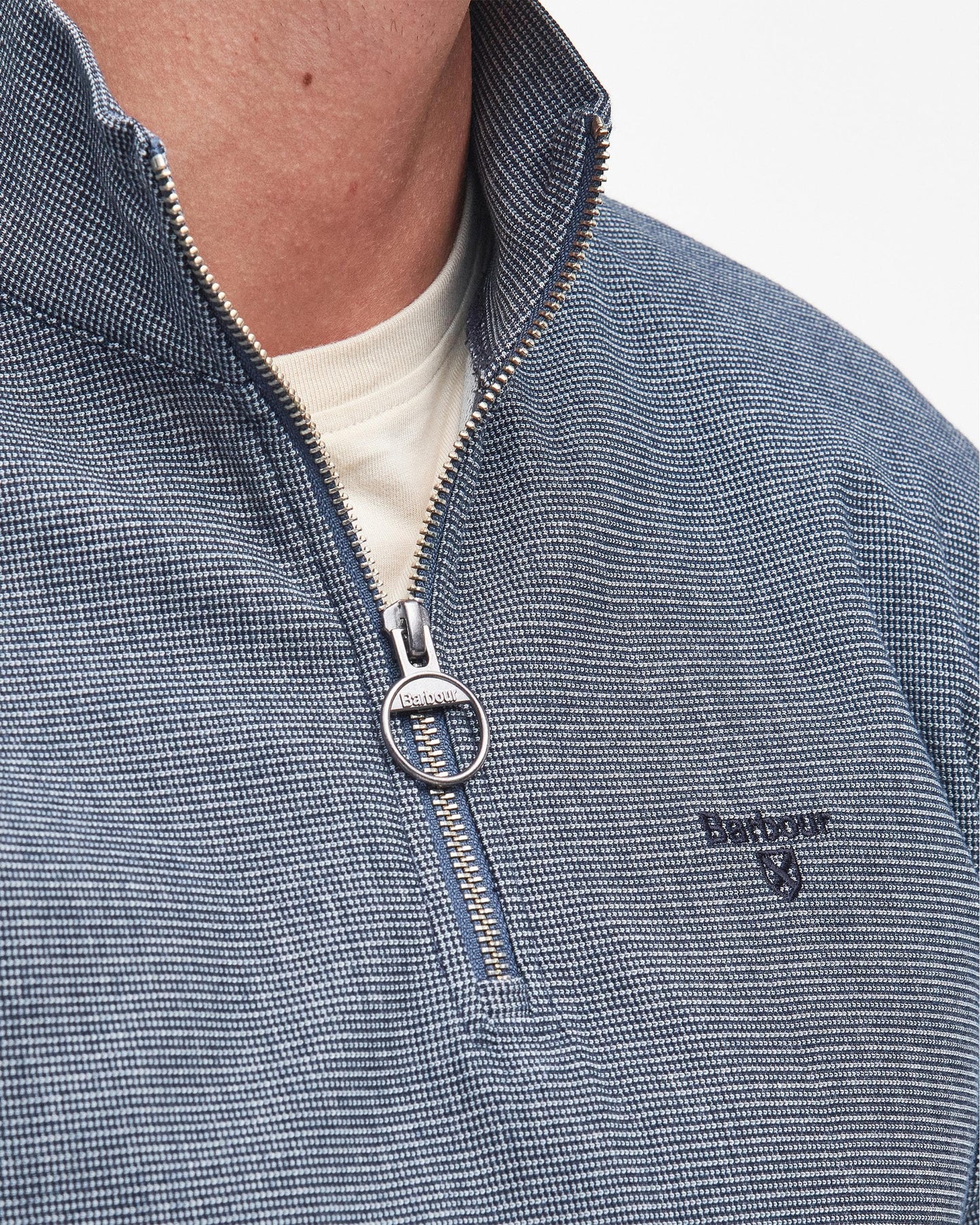 Barbour Barbour Houndwood Mens Tailored Half Zip Sweatshirt