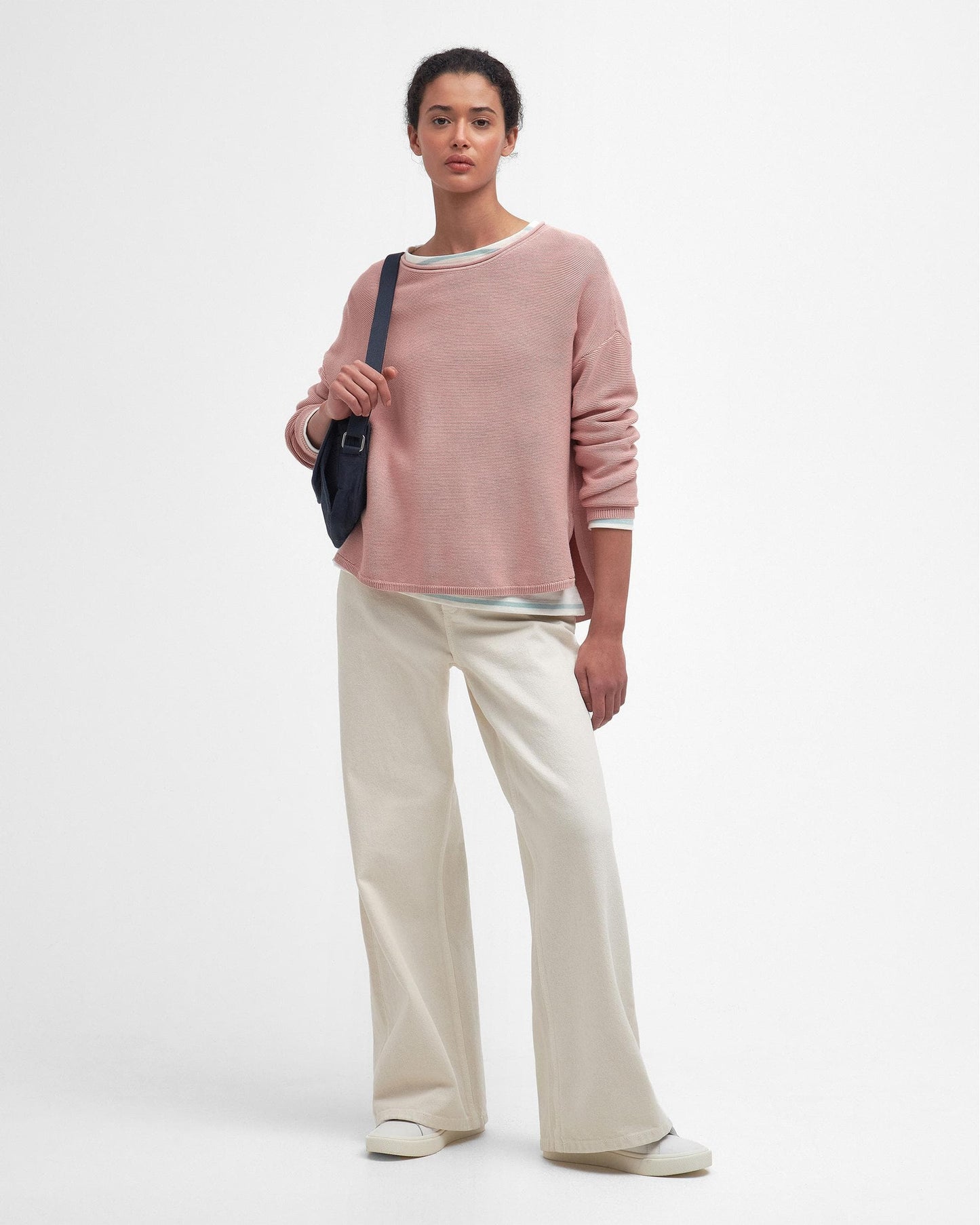 Barbour Marine Womens Jumper - Misty Rose