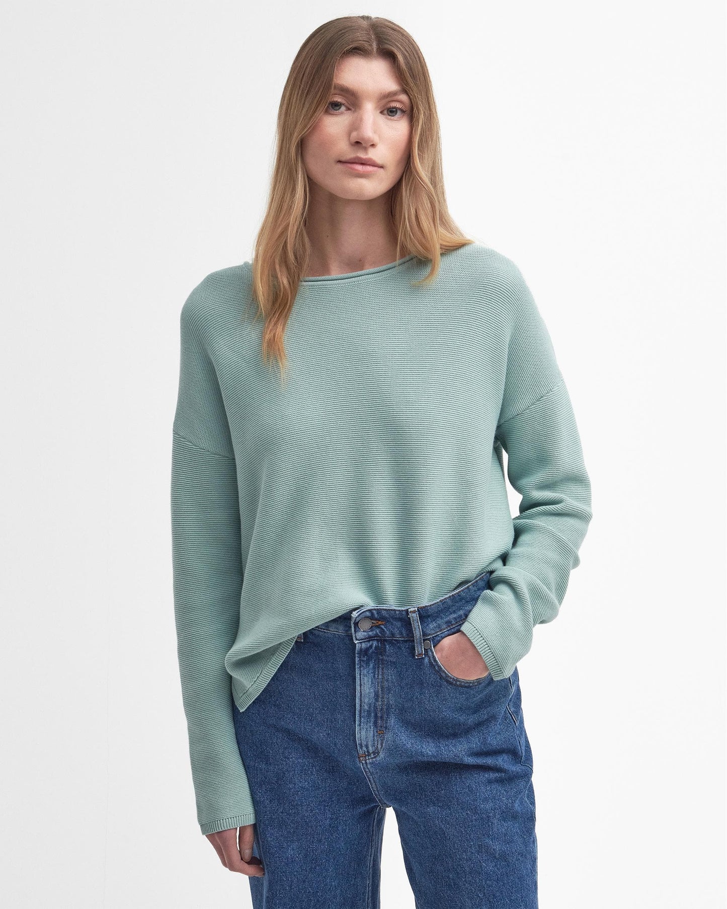 Barbour Marine Womens Jumper - Blue Haze