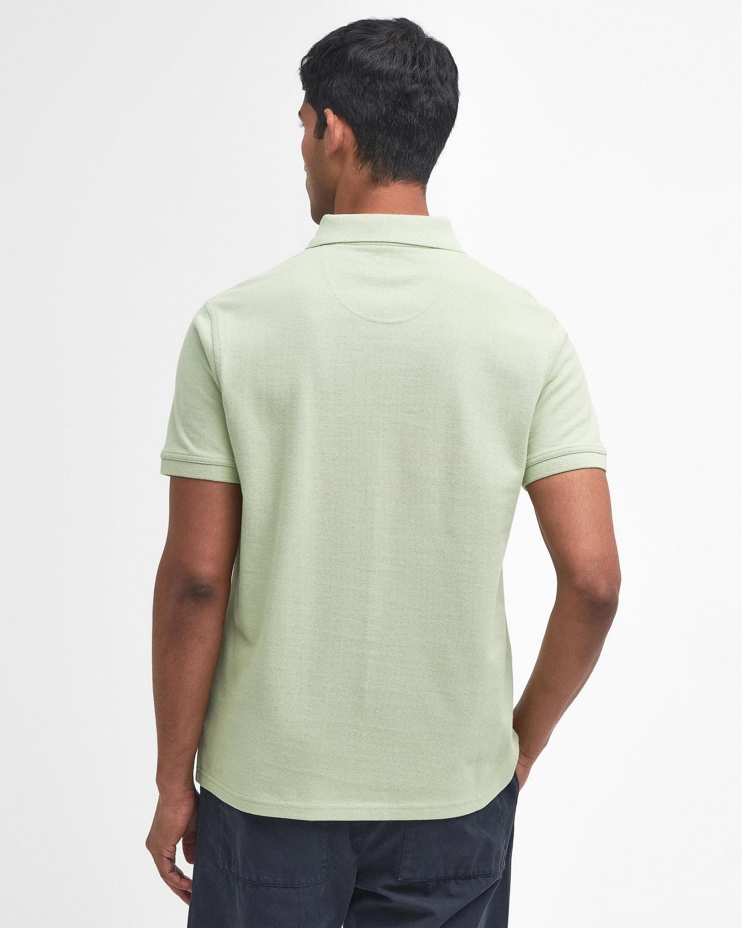 Barbour Mens Sports Polo Shirt - Vintage Green