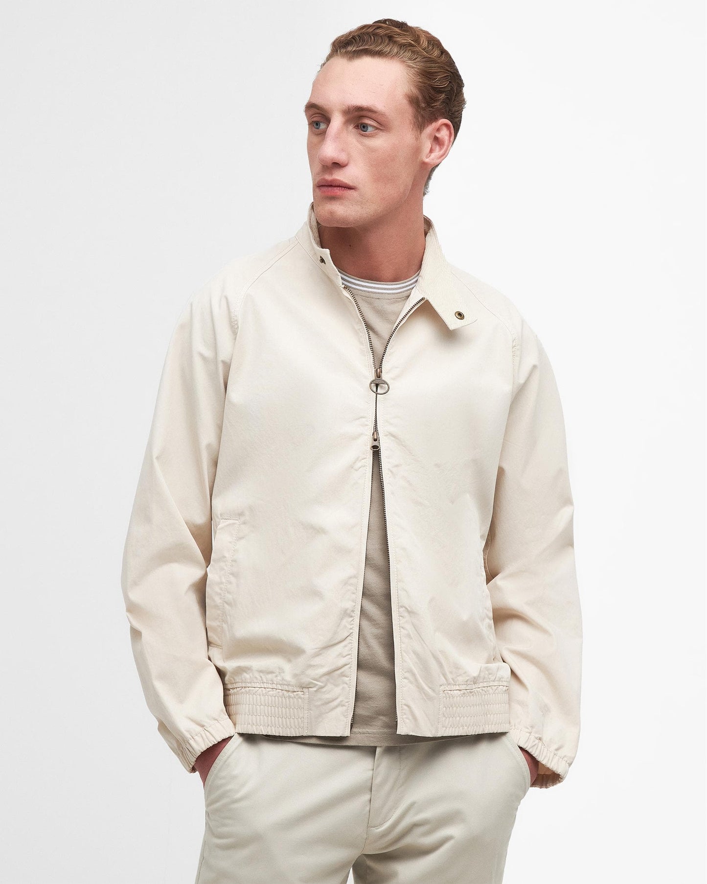 Barbour Royston Cotton Mens Casual Jacket - Rainy Day
