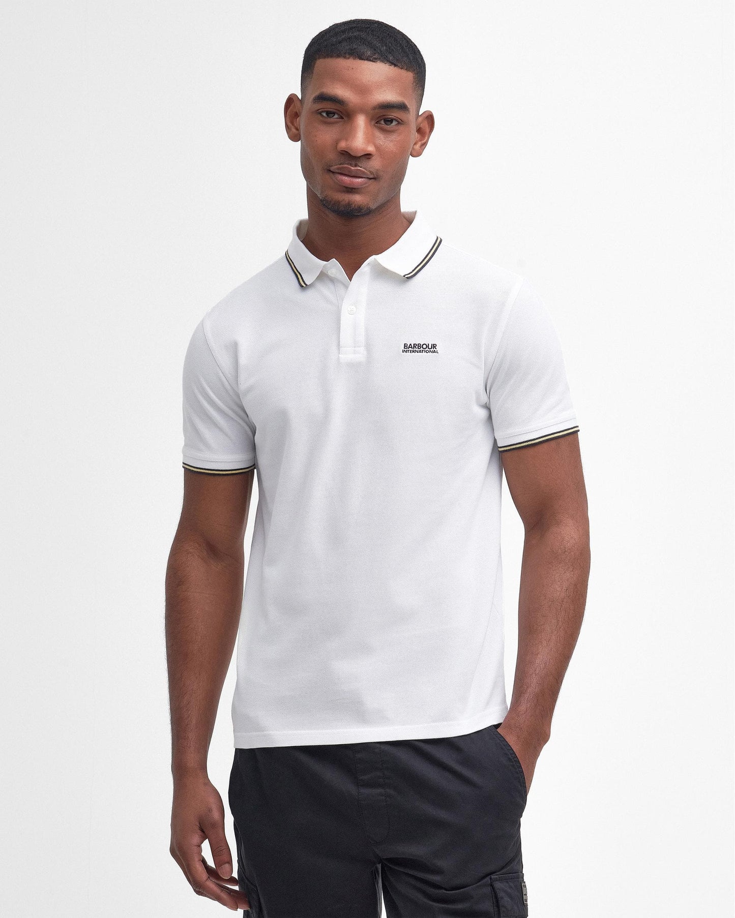 Barbour International Event Mens Multi Tipped Polo