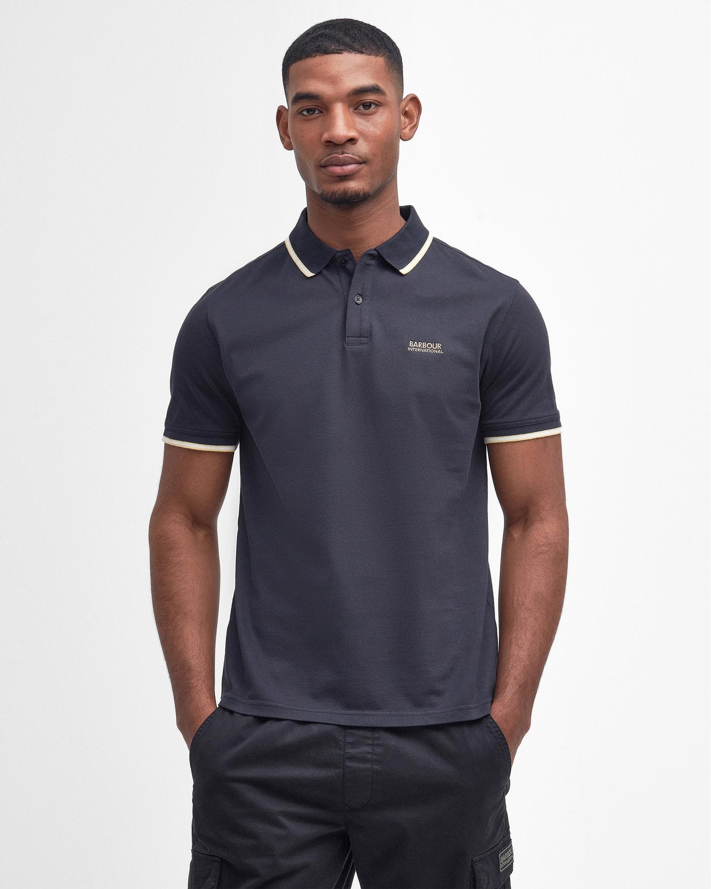 Barbour International Event Mens Multi Tipped Polo