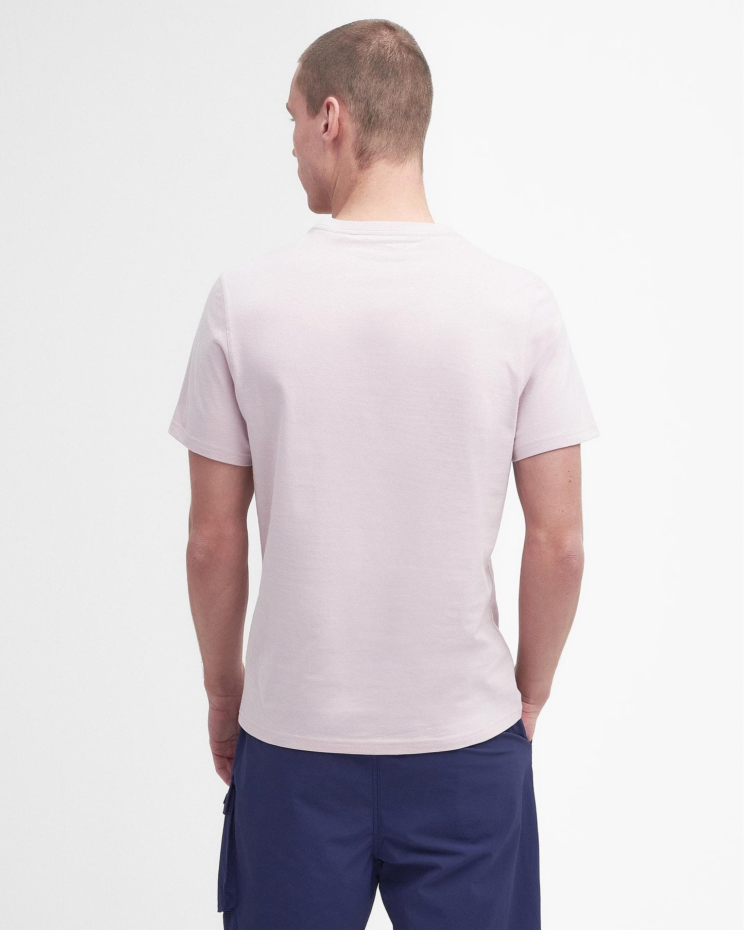 Barbour International Motored Mens Tailored T-Shirt - Dusk Pink