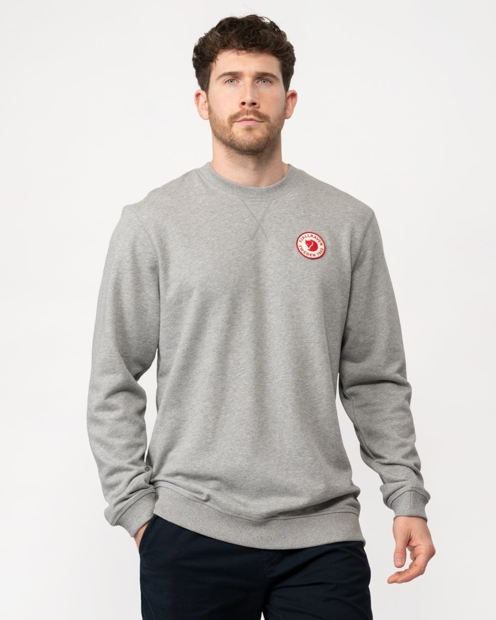 Fjallraven 1960 Logo Badge Mens Sweatshirt
