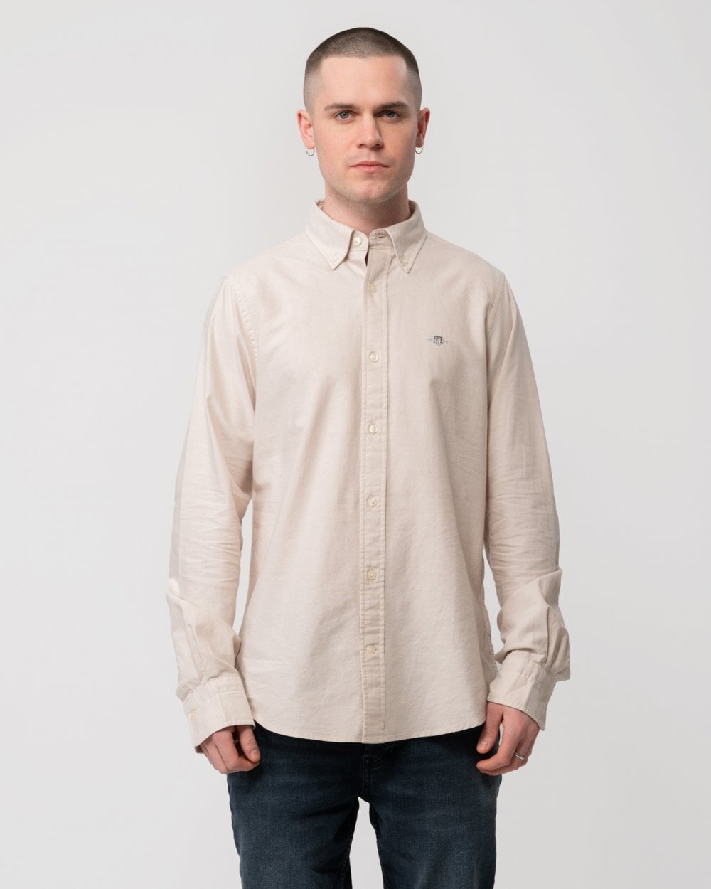 GANT Mens Slim Fit Long Sleeve Oxford Shirt