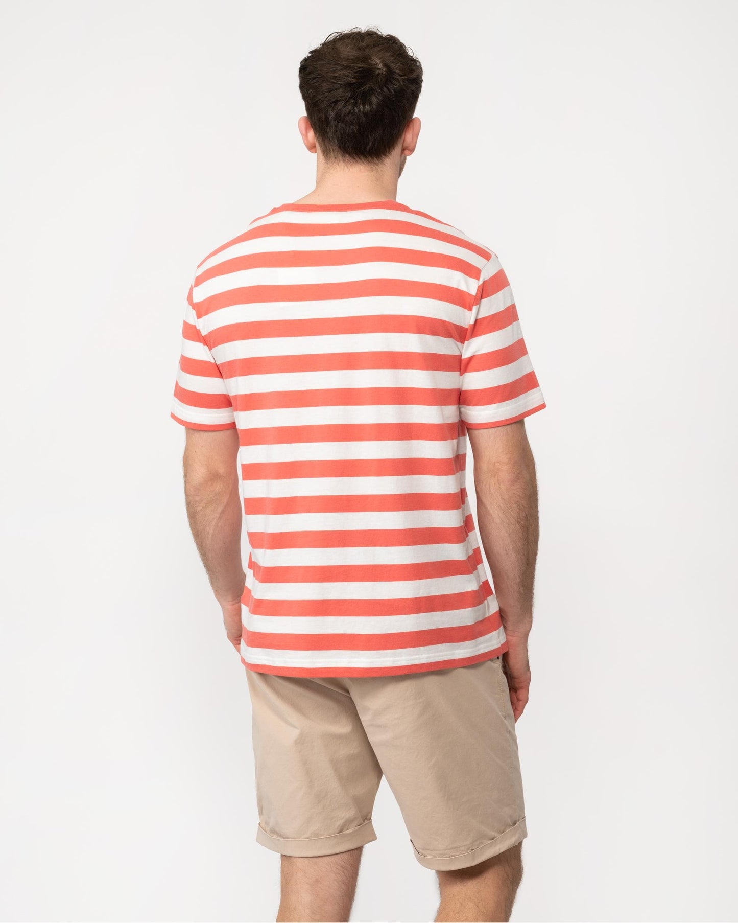 GANT GANT Mens Stripe Short Sleeve T-Shirt