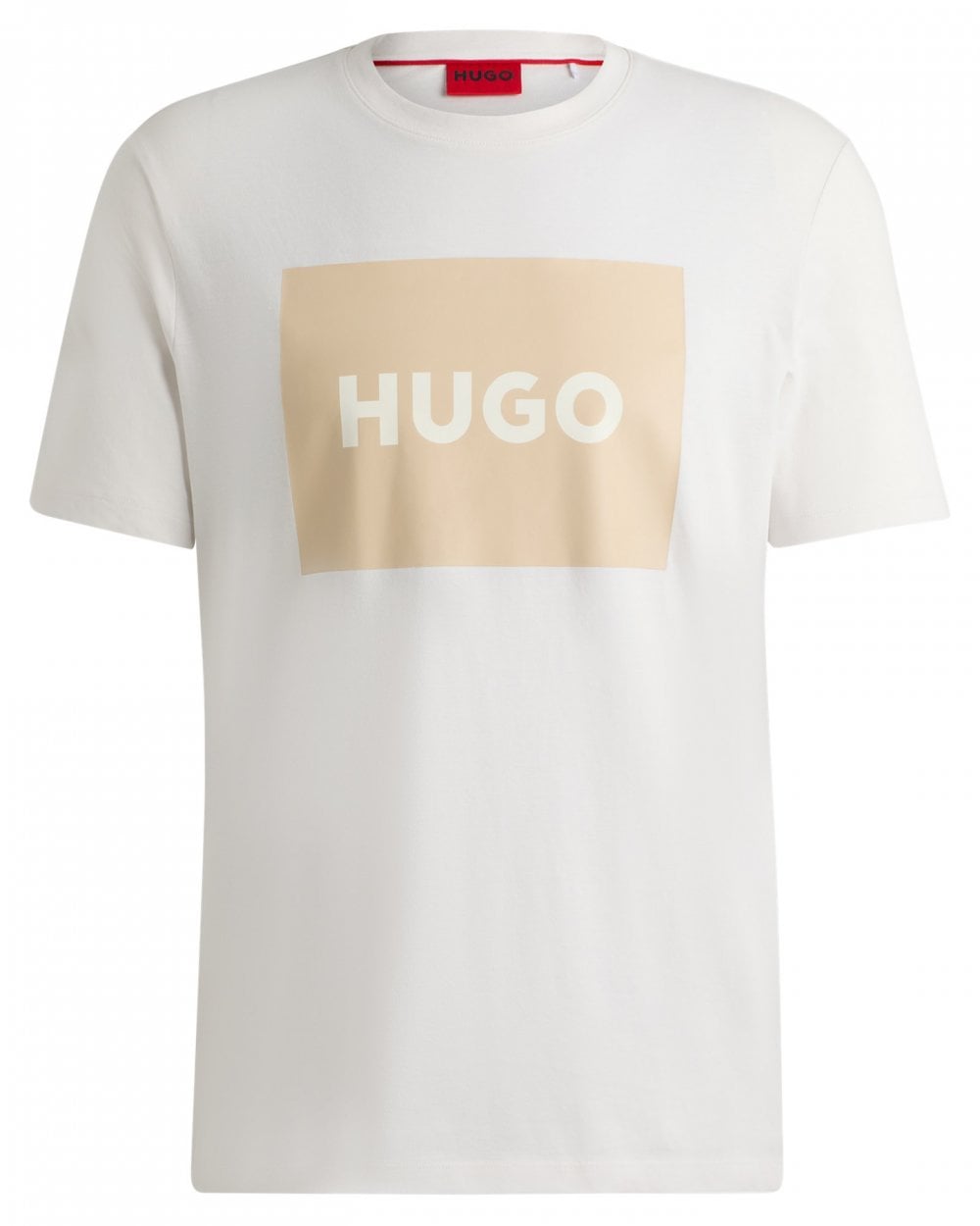 HUGO HUGO Dulive222 Mens Large Label Logo T-Shirt