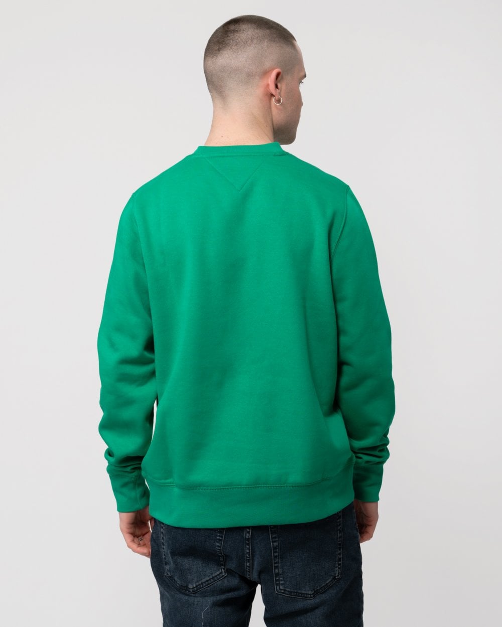 Tommy Hilfiger Tommy Logo Mens Sweatshirt - Olympic Green