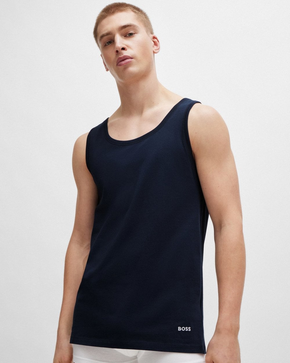 BOSS Orange BOSS Orange Mens Three-Pack of Tank-Top Vests in Cotton