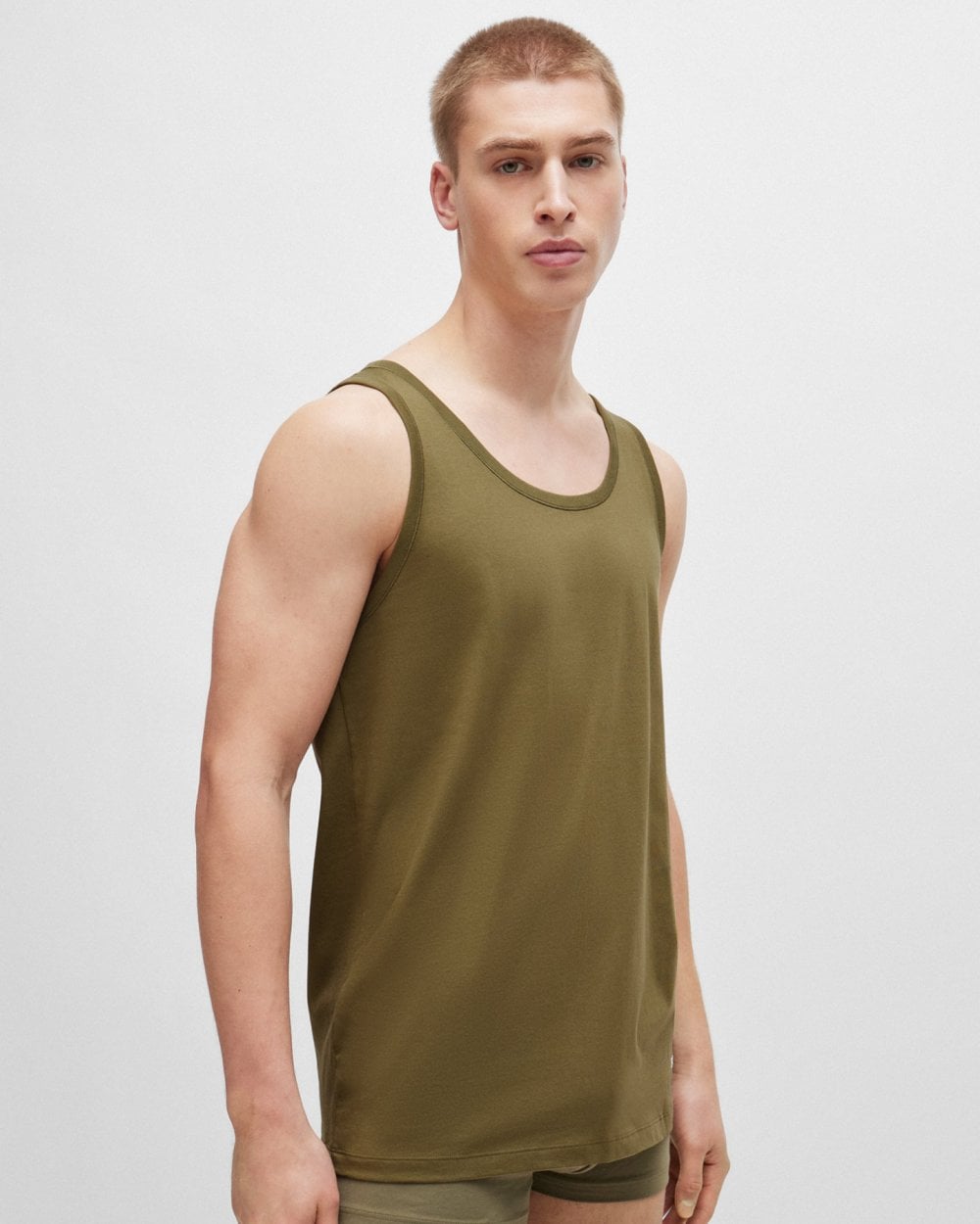 BOSS Orange BOSS Orange Mens Three-Pack of Tank-Top Vests in Cotton