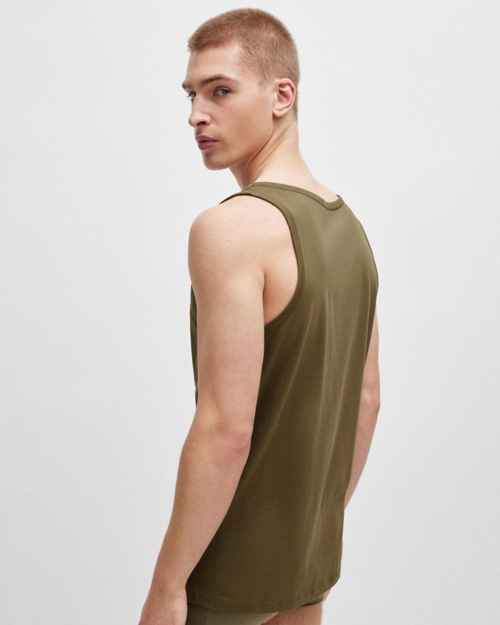 BOSS Orange BOSS Orange Mens Three-Pack of Tank-Top Vests in Cotton