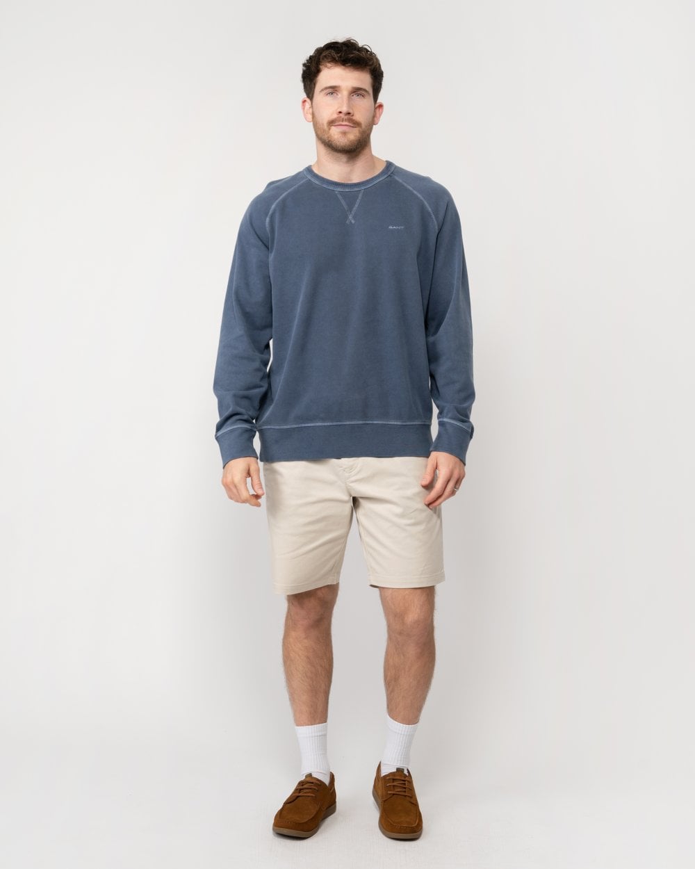 GANT GANT Mens Sunfaded Crew-Neck Sweatshirt