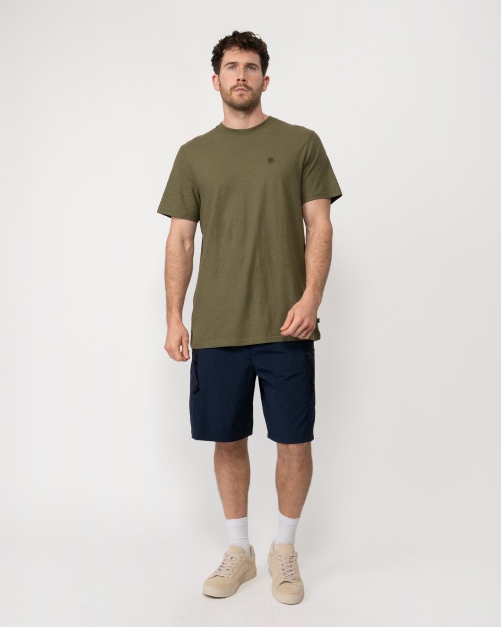 Fjallraven Mens Hemp Blend T-Shirt - Green 620