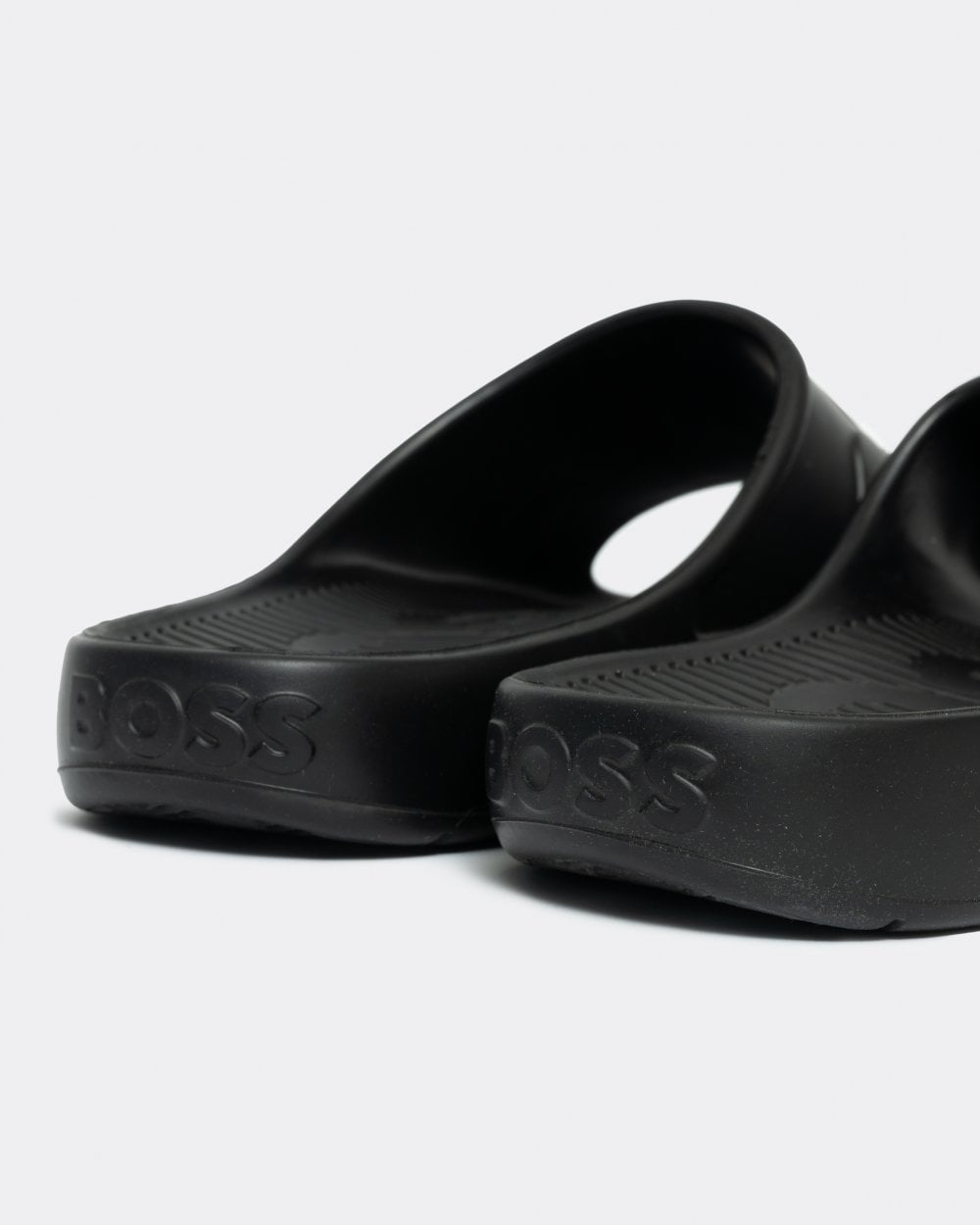 BOSS Orange Darian Mens Lightweight EVA Slides with Logo Strap - Black 001
