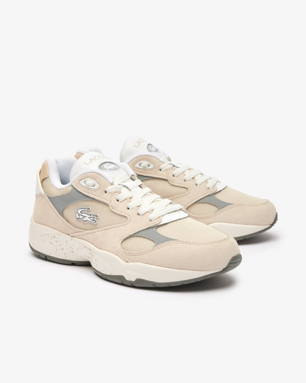 Lacoste Storm 96 Lo Mens Vintage Tonal Trainers