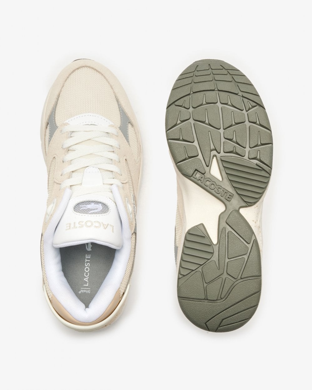 Lacoste Storm 96 Lo Mens Vintage Tonal Trainers