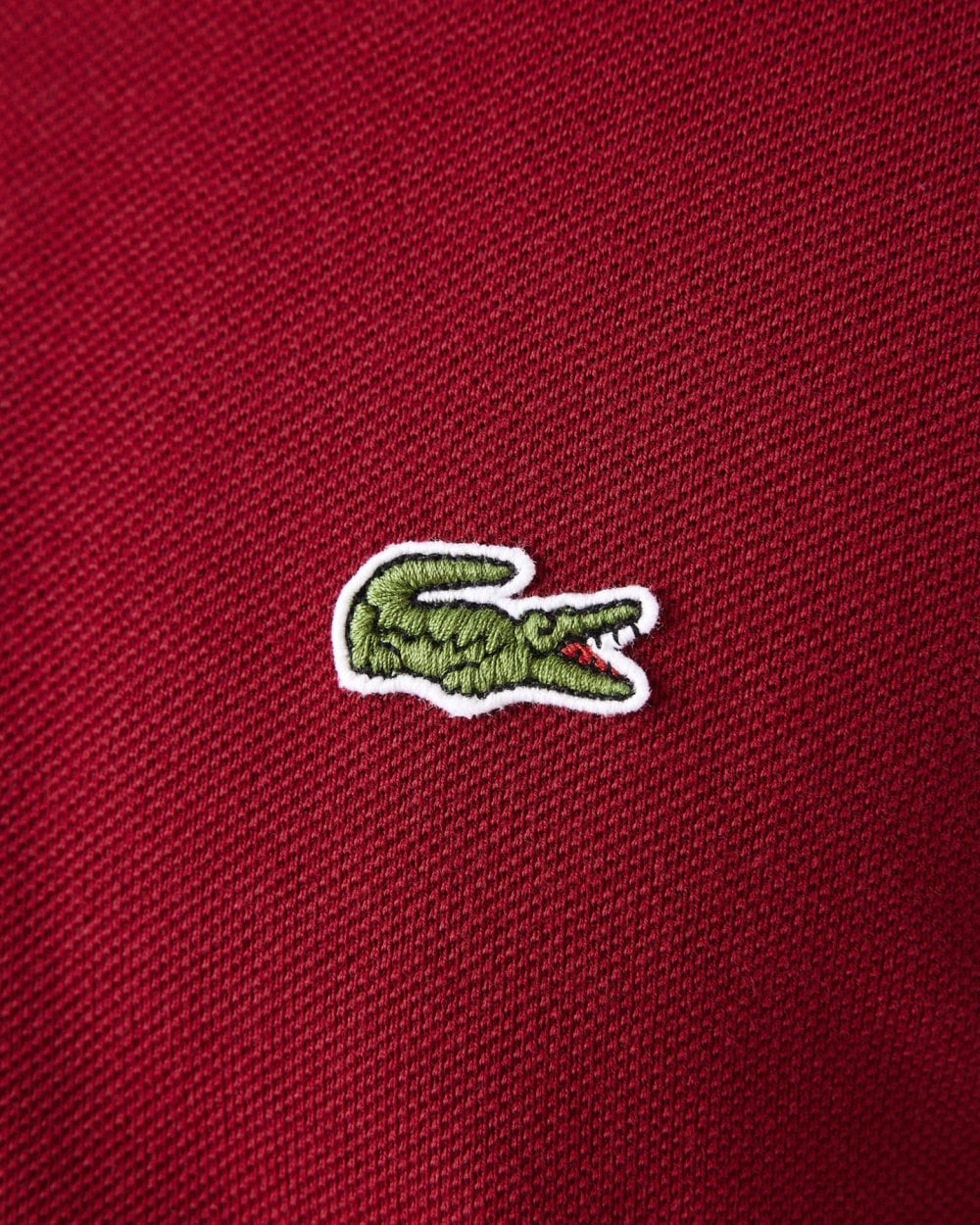 Lacoste Original L.12.12 Mens Long Sleeve Cotton Polo Shirt - Bordeaux 476
