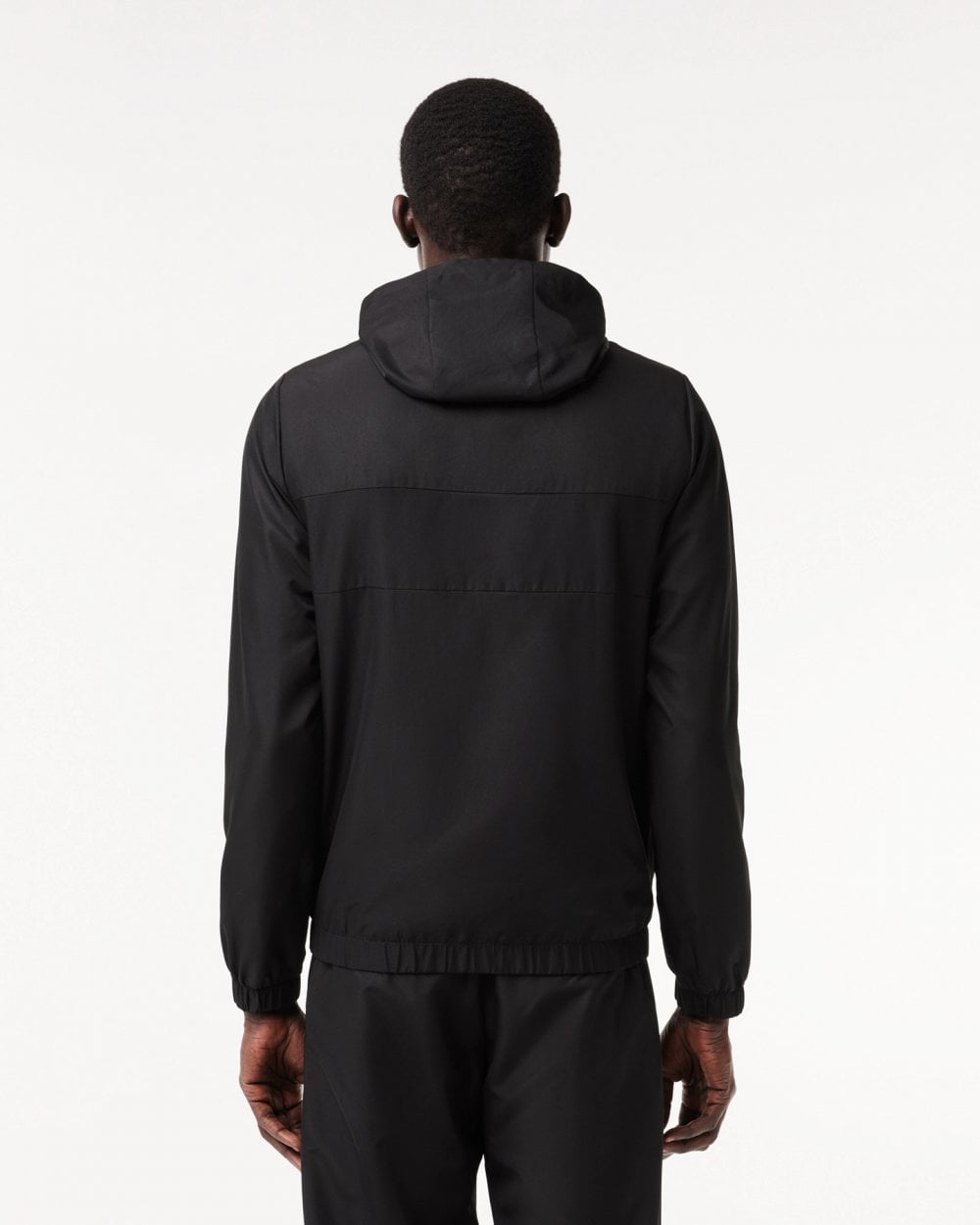 Lacoste Mens Zipped Training Jacket - Black/Black-Black 8VM