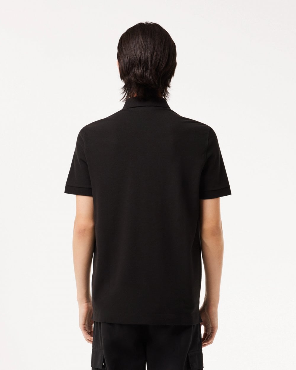 Lacoste Smart Paris Mens Stretch Cotton Polo Shirt - Black 031