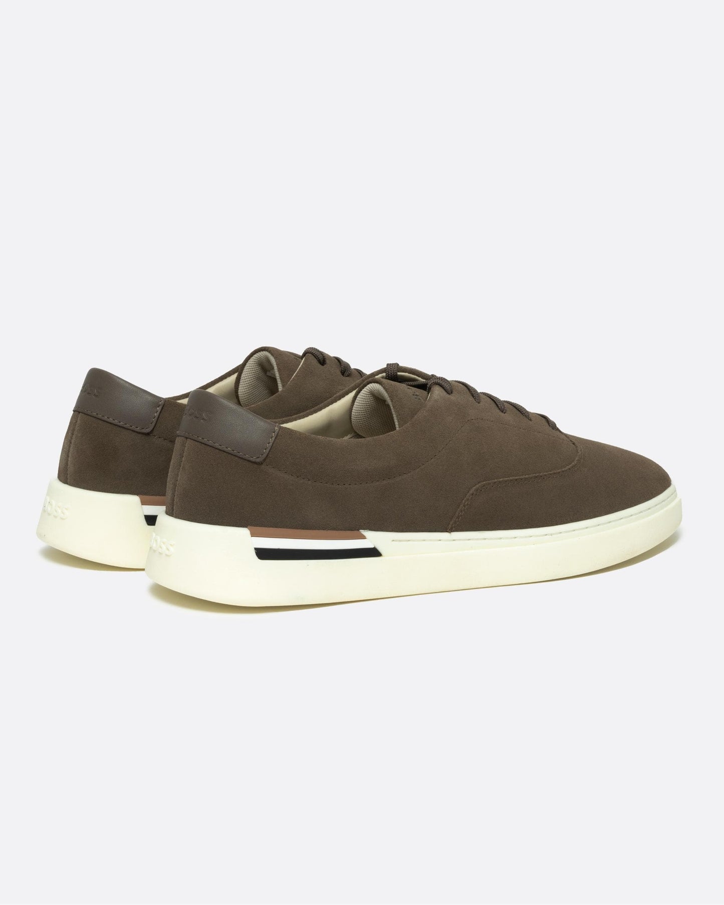 BOSS Orange Clint Mens Suede Cupsole Trainers