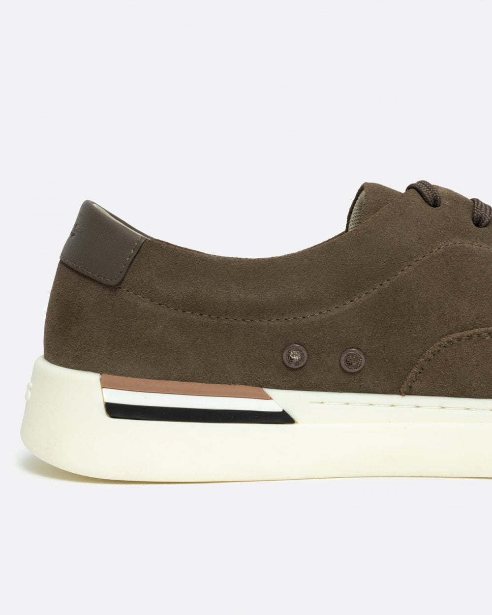 BOSS Orange Clint Mens Suede Cupsole Trainers