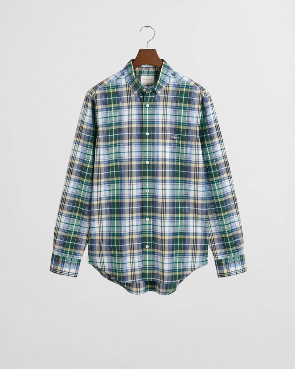 GANT GANT Mens Reg Poplin Tartan Check Shirt