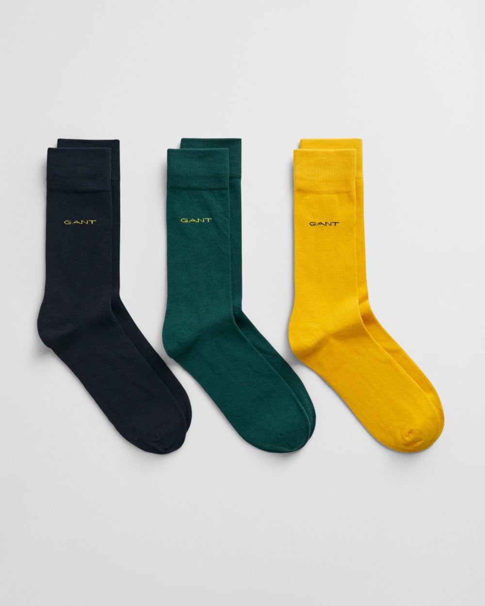 GANT Mens Soft Cotton Socks 3-Pack