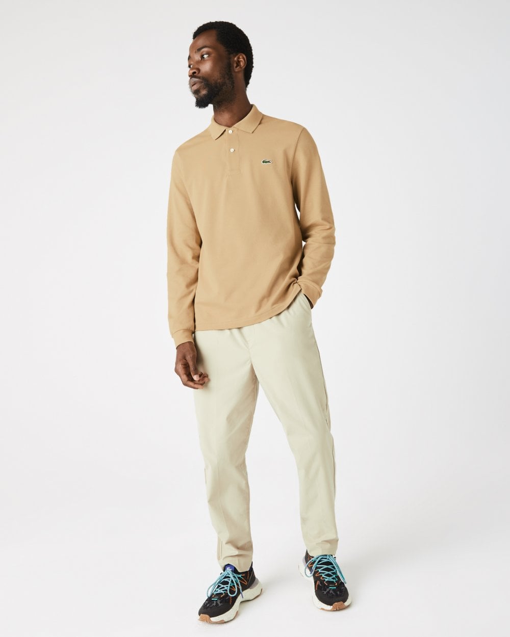 Lacoste Original L.12.12 Mens Long Sleeve Cotton Polo Shirt