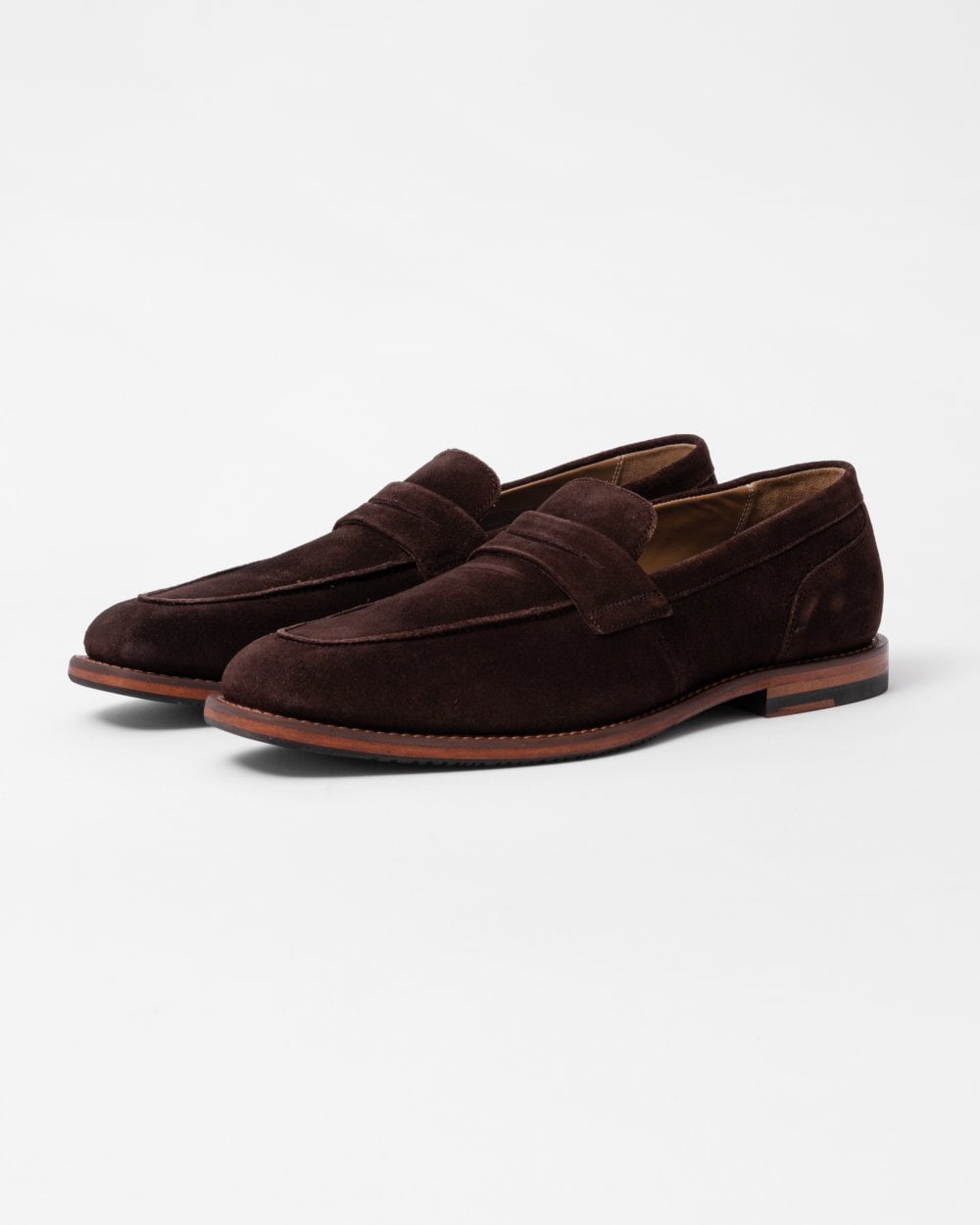 Oliver Sweeney Buckland Mens Suede Penny Loafers