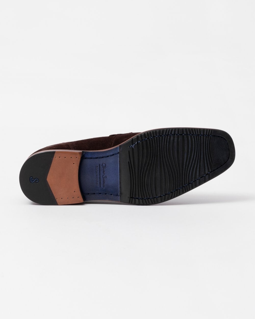 Oliver Sweeney Buckland Mens Suede Penny Loafers