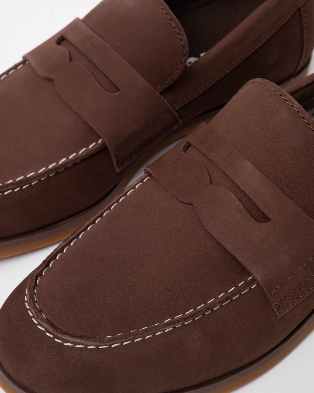 Timberland Mens Classic Slip-On Boat Shoes - Cocoa