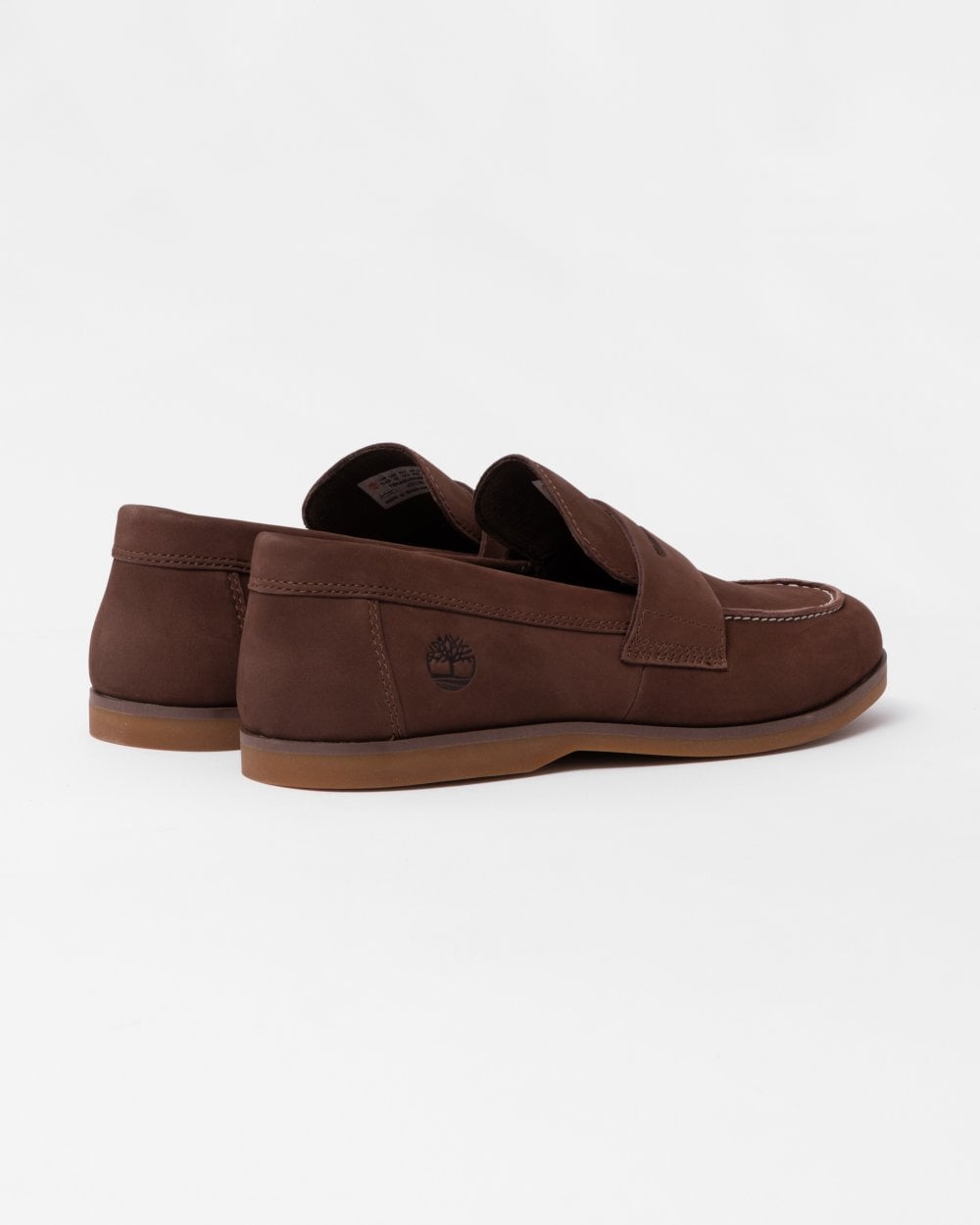 Timberland Mens Classic Slip-On Boat Shoes - Cocoa