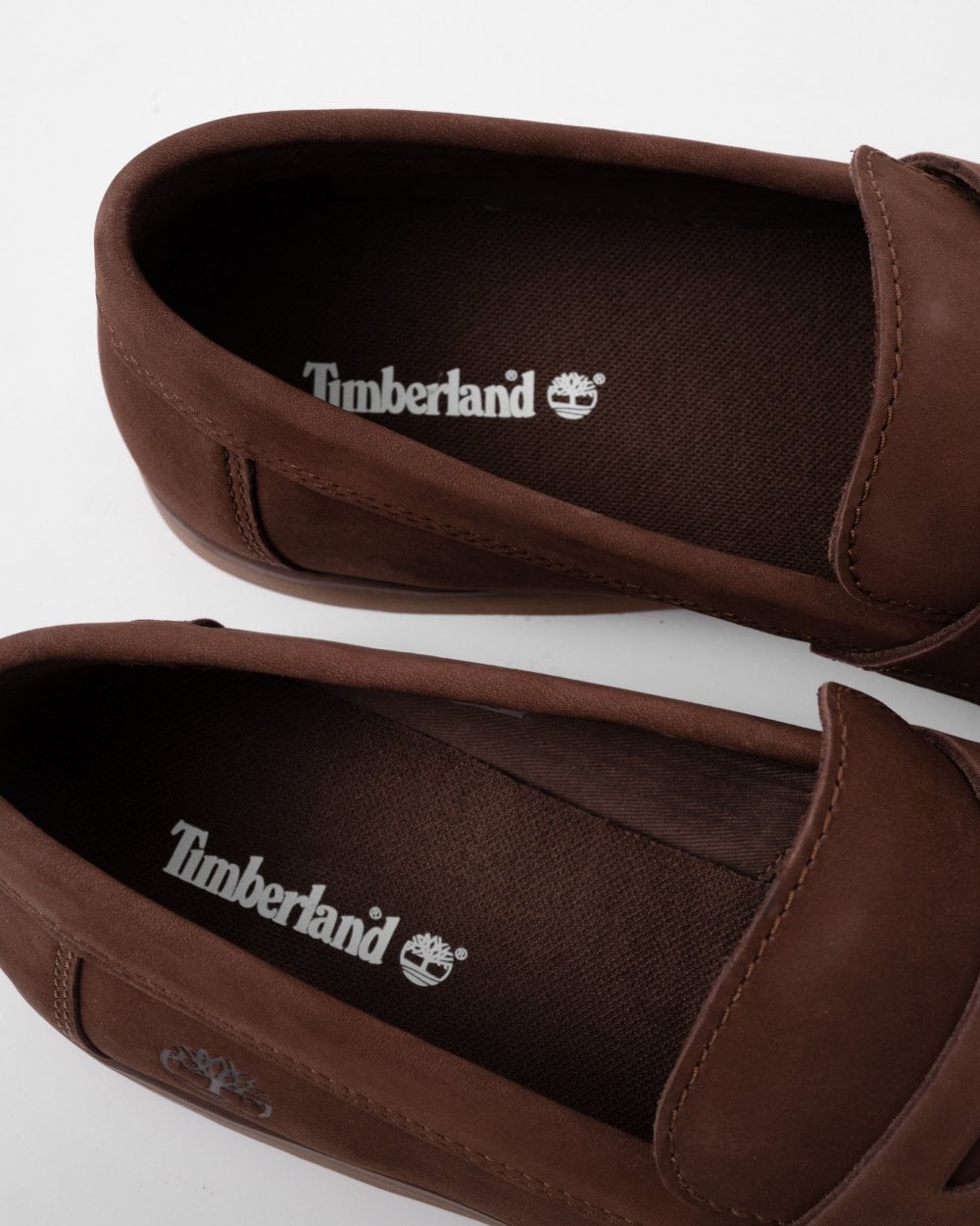 Timberland Mens Classic Slip-On Boat Shoes - Cocoa