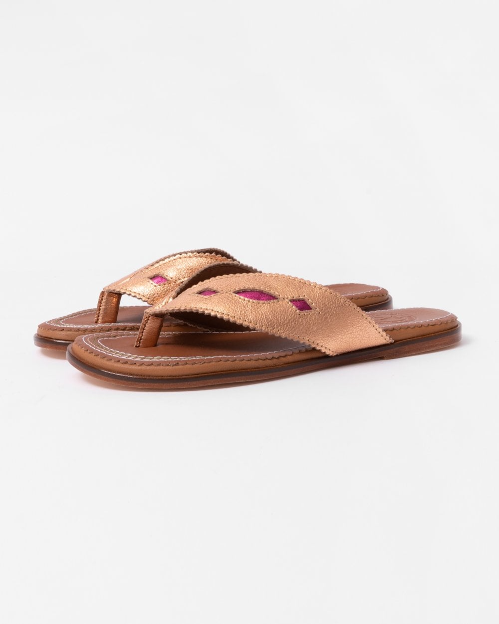 Penelope Chilvers Tai Metallic Womens Flip Flop