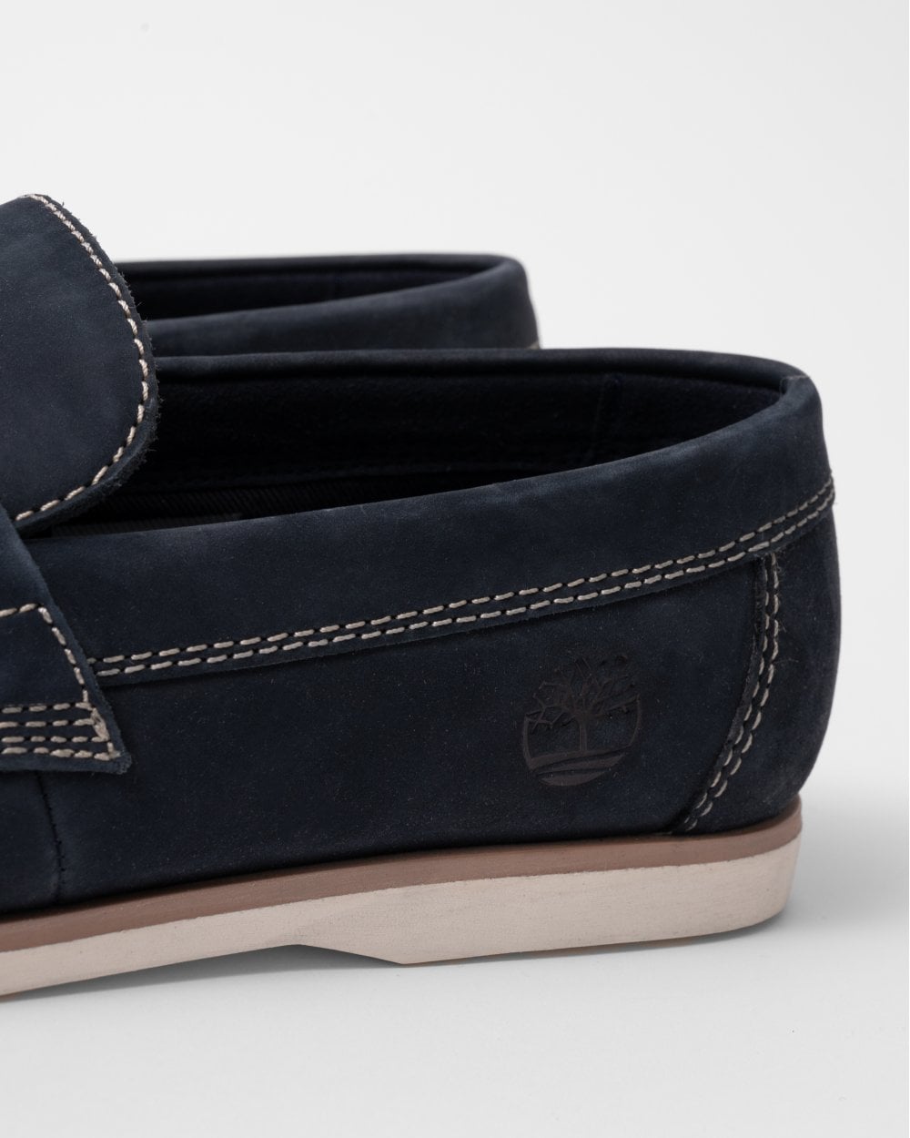 Timberland Mens Classic Slip-On Boat Shoes - Navy