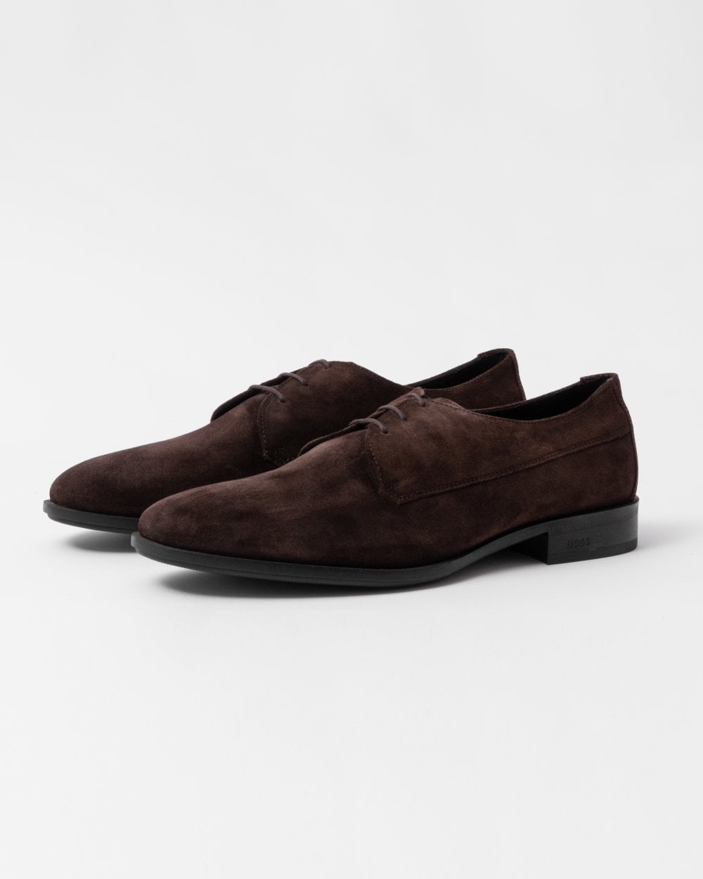 BOSS Orange Colby Mens Suede Derby Shoes with Removable Padded Insole