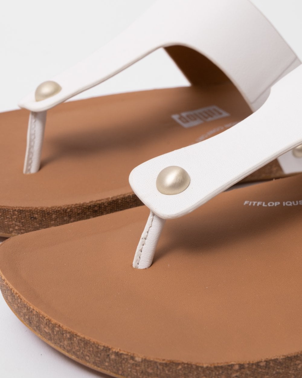 Fitflop IQushion Womens Leather Toe-Post Sandals