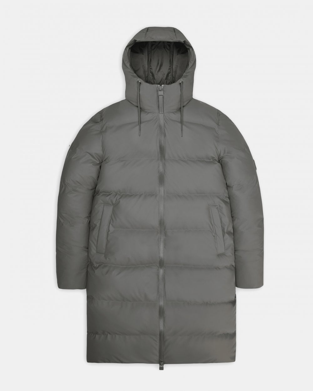 Rains Alta Long Unisex Puffer Jacket - 13 Grey